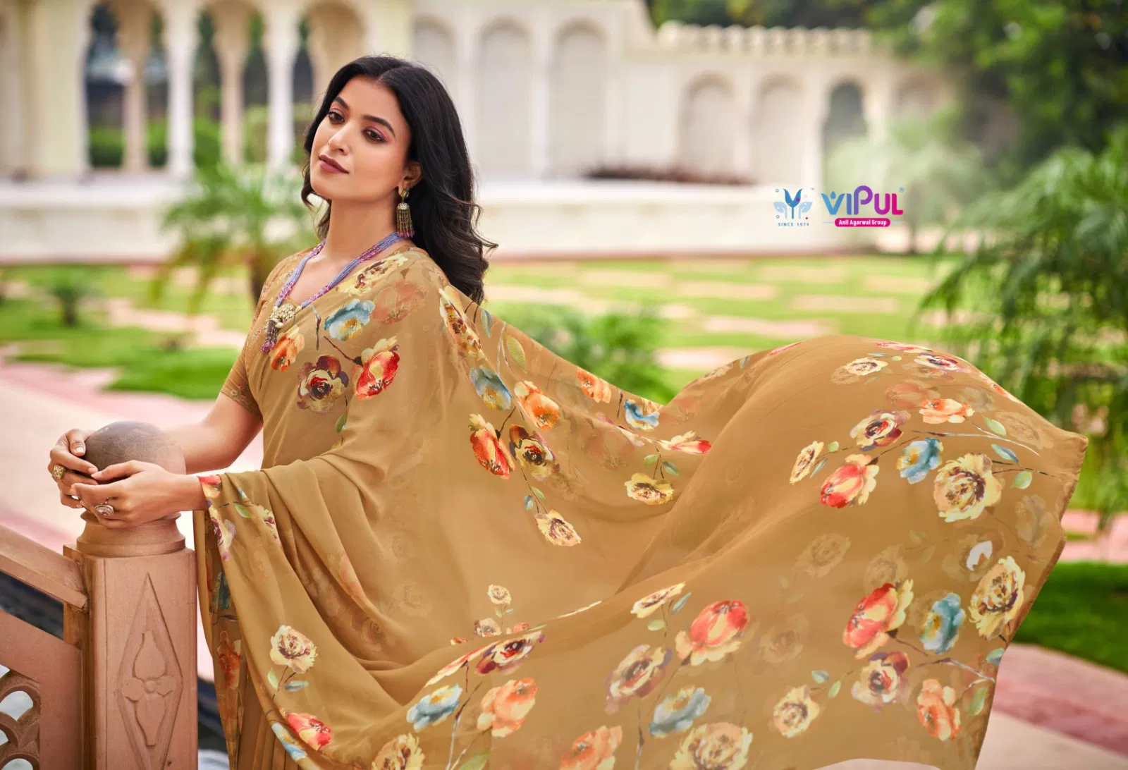 Launching Vipul Twisha Georgette Casual Wear Saree Collection Wholesale 2026