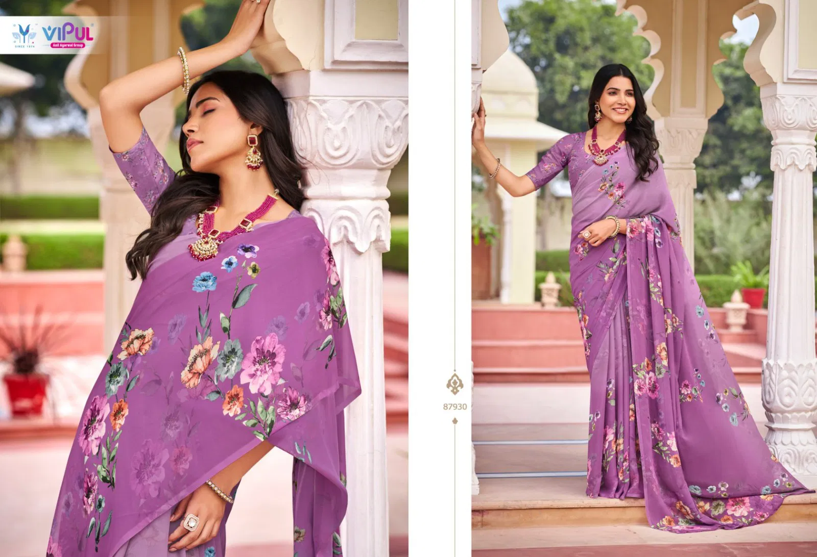 Launching Vipul Twisha Georgette Casual Wear Saree Collection Wholesale 2026
