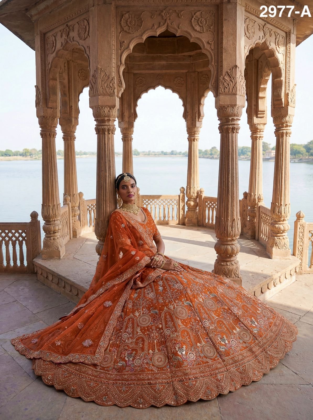 Launching Anjani 2977 Magnificent Embroidered Designer Bridal Lehenga Choli Collection Wholesale 2026