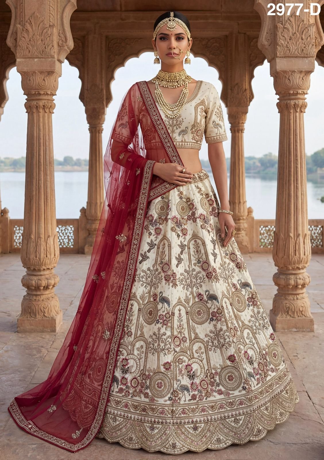 Launching Anjani 2977 Magnificent Embroidered Designer Bridal Lehenga Choli Collection Wholesale 2026