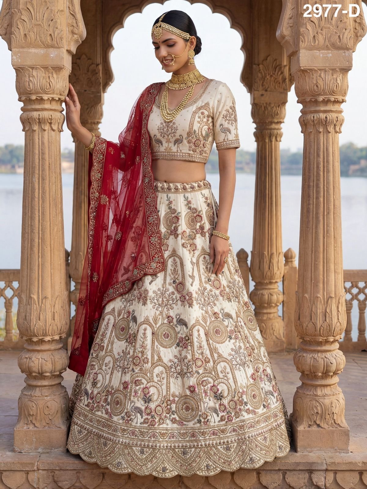 Launching Anjani 2977 Magnificent Embroidered Designer Bridal Lehenga Choli Collection Wholesale 2026