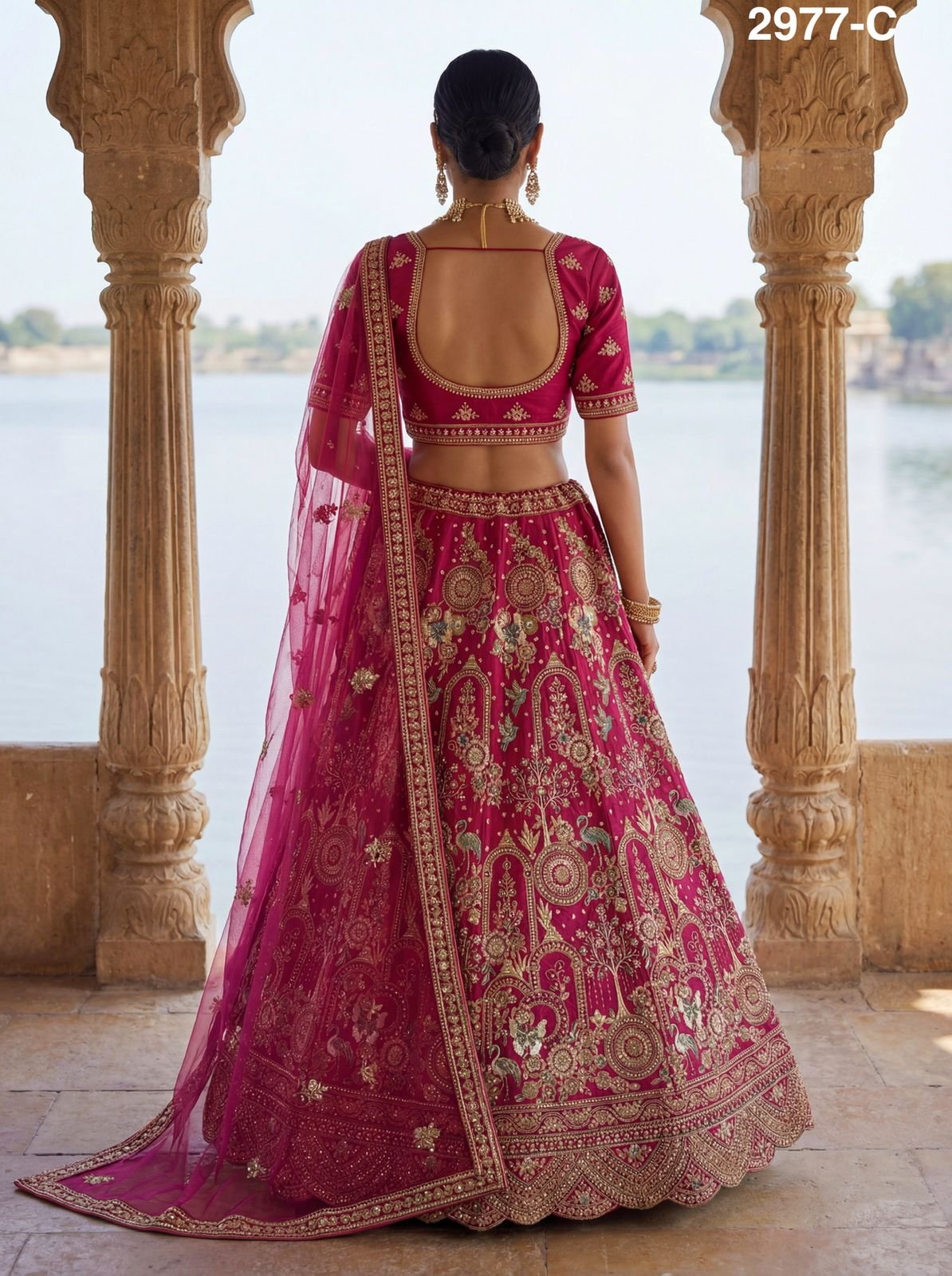 Launching Anjani 2977 Magnificent Embroidered Designer Bridal Lehenga Choli Collection Wholesale 2026