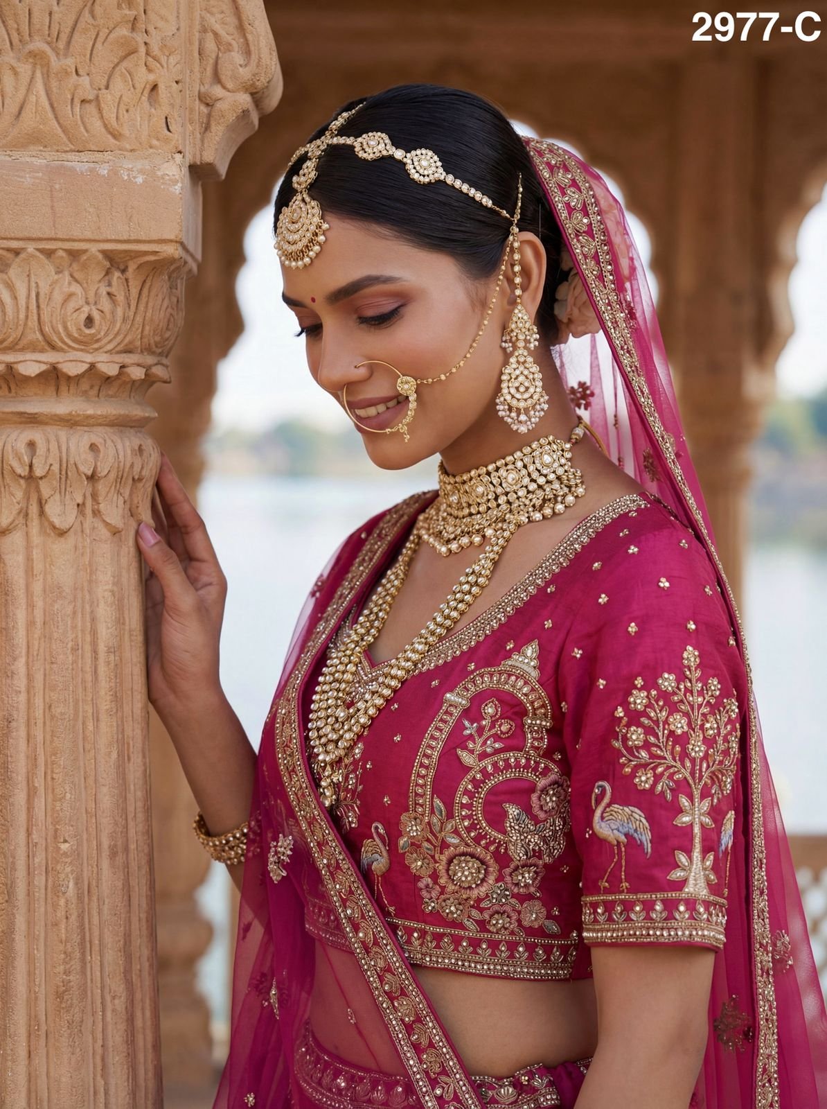Launching Anjani 2977 Magnificent Embroidered Designer Bridal Lehenga Choli Collection Wholesale 2026