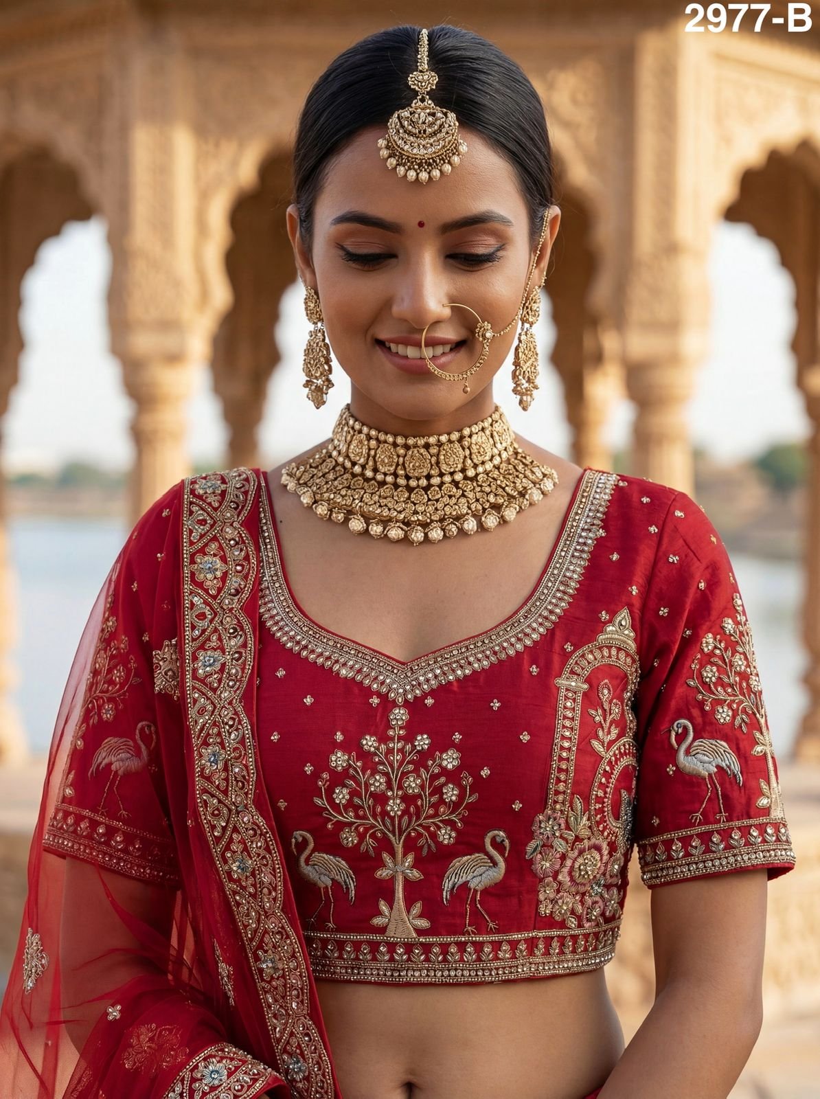 Launching Anjani 2977 Magnificent Embroidered Designer Bridal Lehenga Choli Collection Wholesale 2026