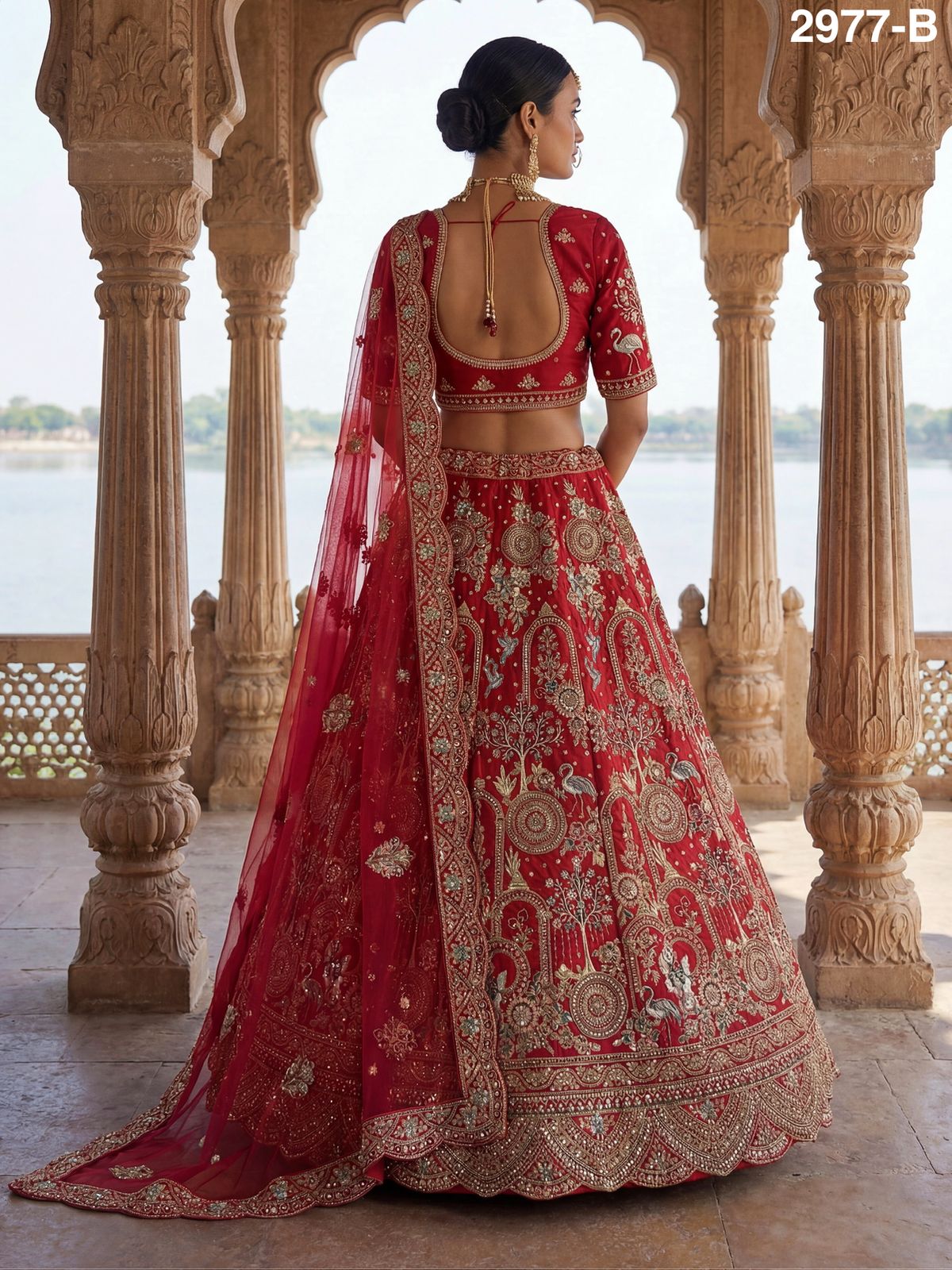 Launching Anjani 2977 Magnificent Embroidered Designer Bridal Lehenga Choli Collection Wholesale 2026