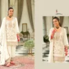 Beautiful Eba Farshi Balck And White Chinon Embroidery Top Bottom And Dupatta Collection Wholesale 2026