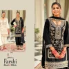 Beautiful Eba Farshi Balck And White Chinon Embroidery Top Bottom And Dupatta Collection Wholesale 2026