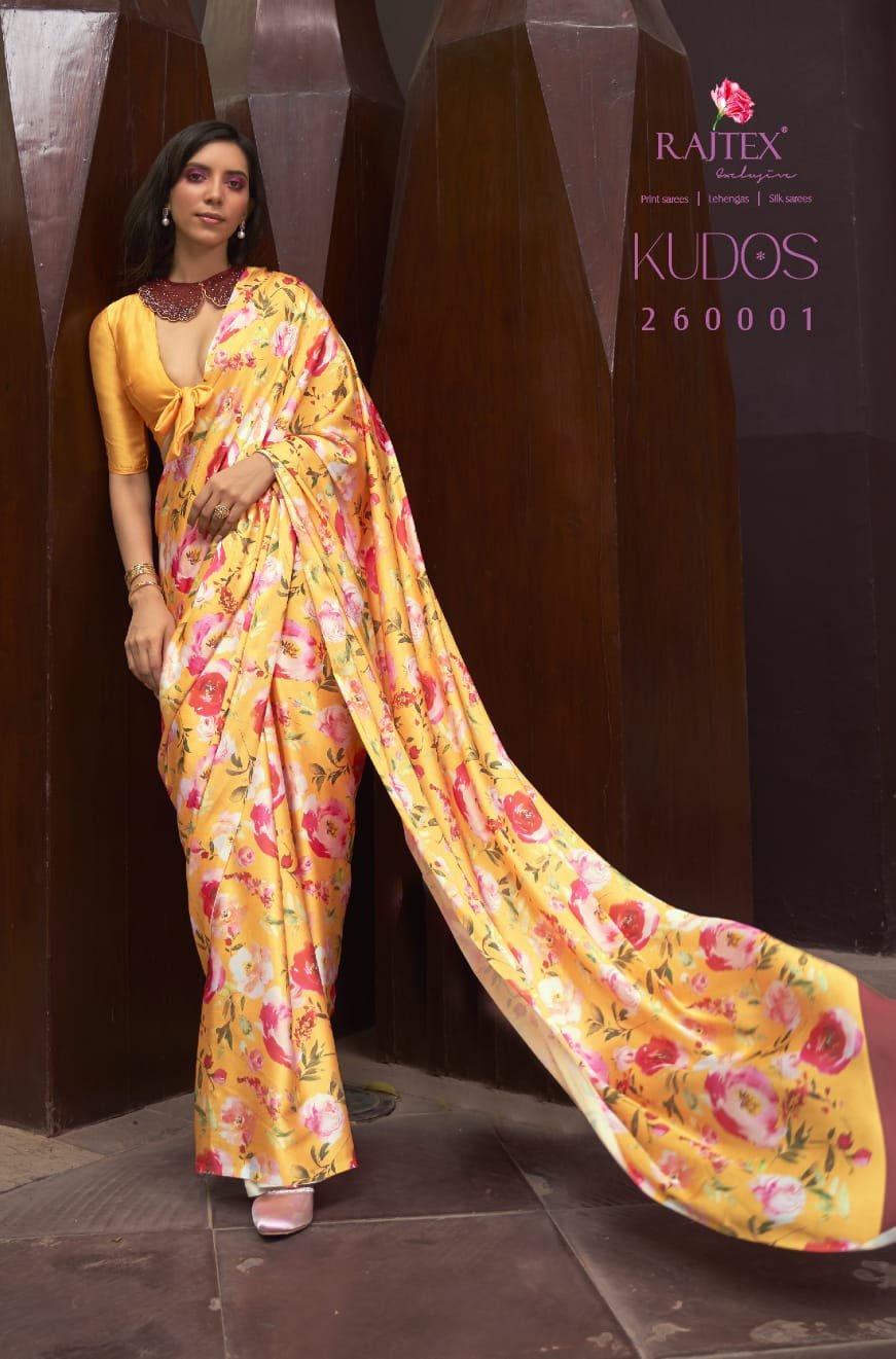 Buy Rajtex Kudos Digital Print Saree Collection Wholesale 2026