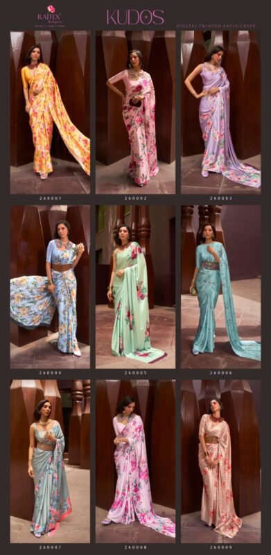 Buy Rajtex Kudos Digital Print Saree Collection Wholesale 2026