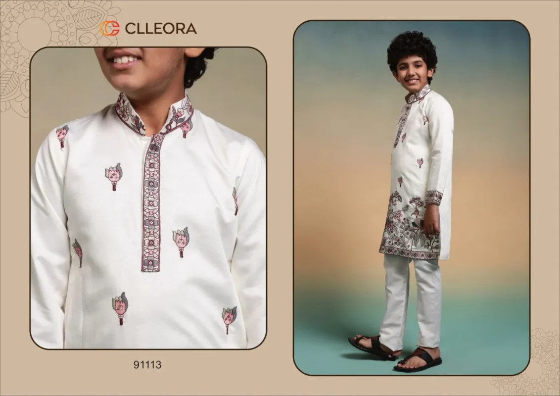 Beautiful Clleora Ethnic Crown Viscose Silk Thread Work Kurta And Pant Collection Wholesale 2026