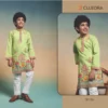 Clleora Tradi Kidz Viscose Silk Thread Work Kurta And Pant Collection Wholesale