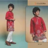 Clleora Tradi Kidz Viscose Silk Thread Work Kurta And Pant Collection Wholesale