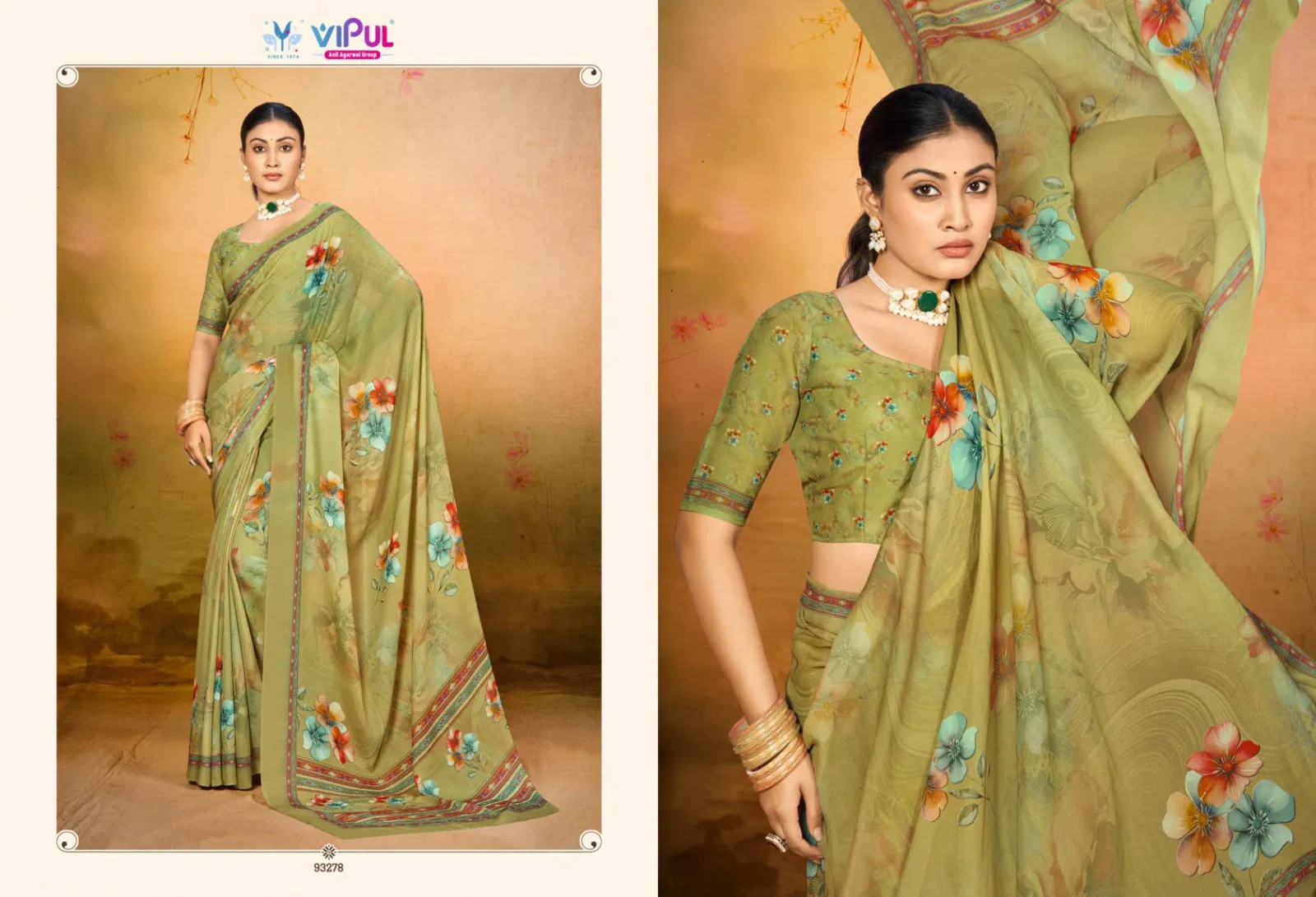 Stylish Vipul Siddhi Vol 2 Georgette Casual Wear Saree Collection Wholesale 2026