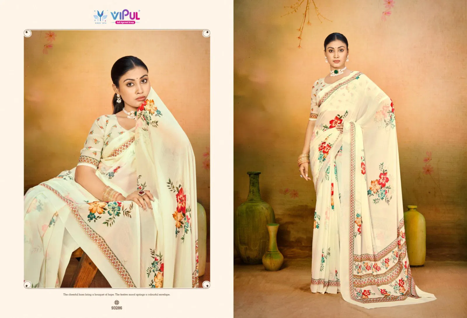 Stylish Vipul Siddhi Vol 2 Georgette Casual Wear Saree Collection Wholesale 2026