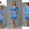Jisha Kaftan Silk Poncho Vol 6 Feather Silk Digital Printed Kaftans Collection Wholesale