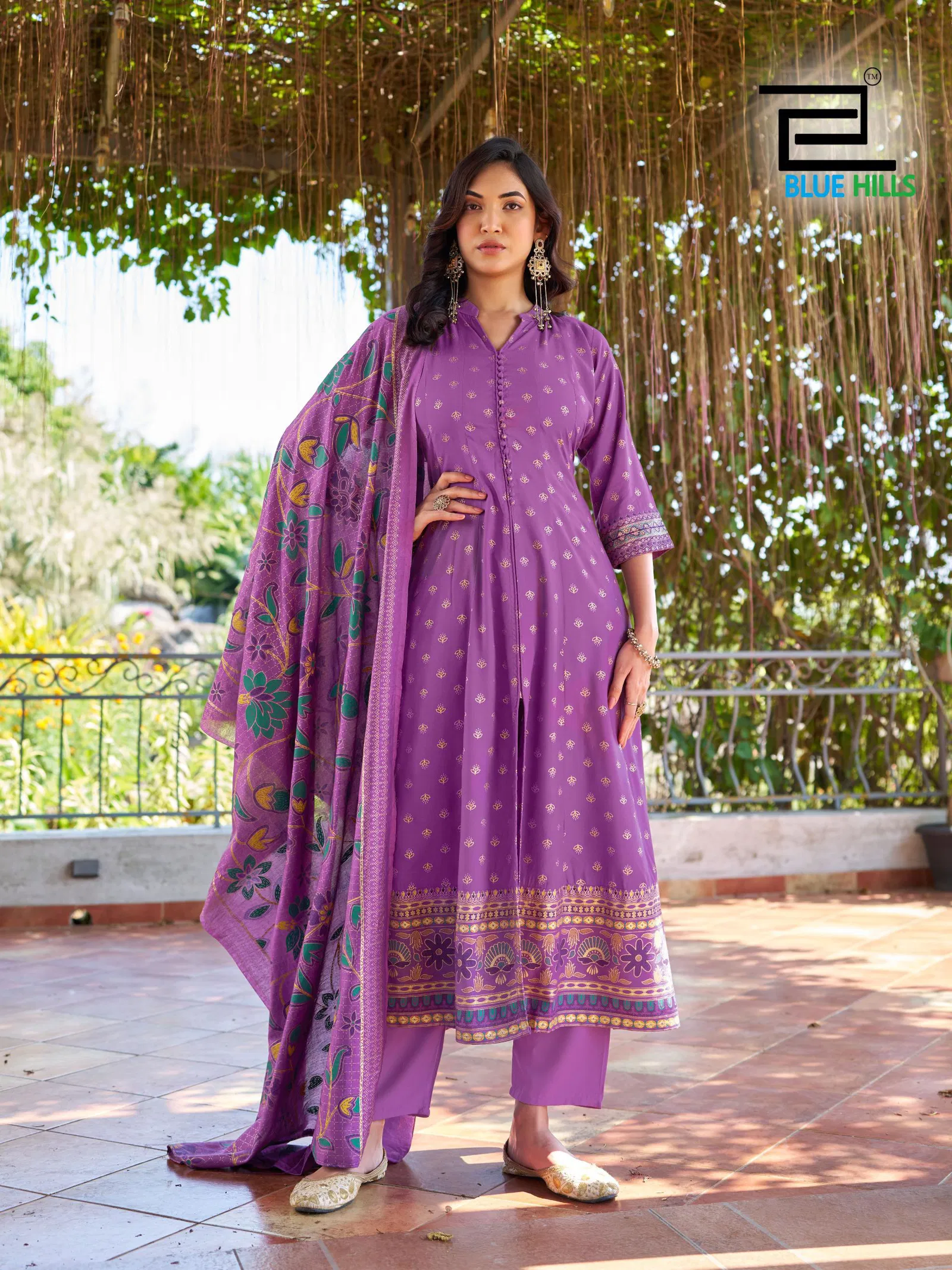 Buy Blue Hills Samantha Rayon With Work Top Bottom And Dupatta Collection Wholesale 2026
