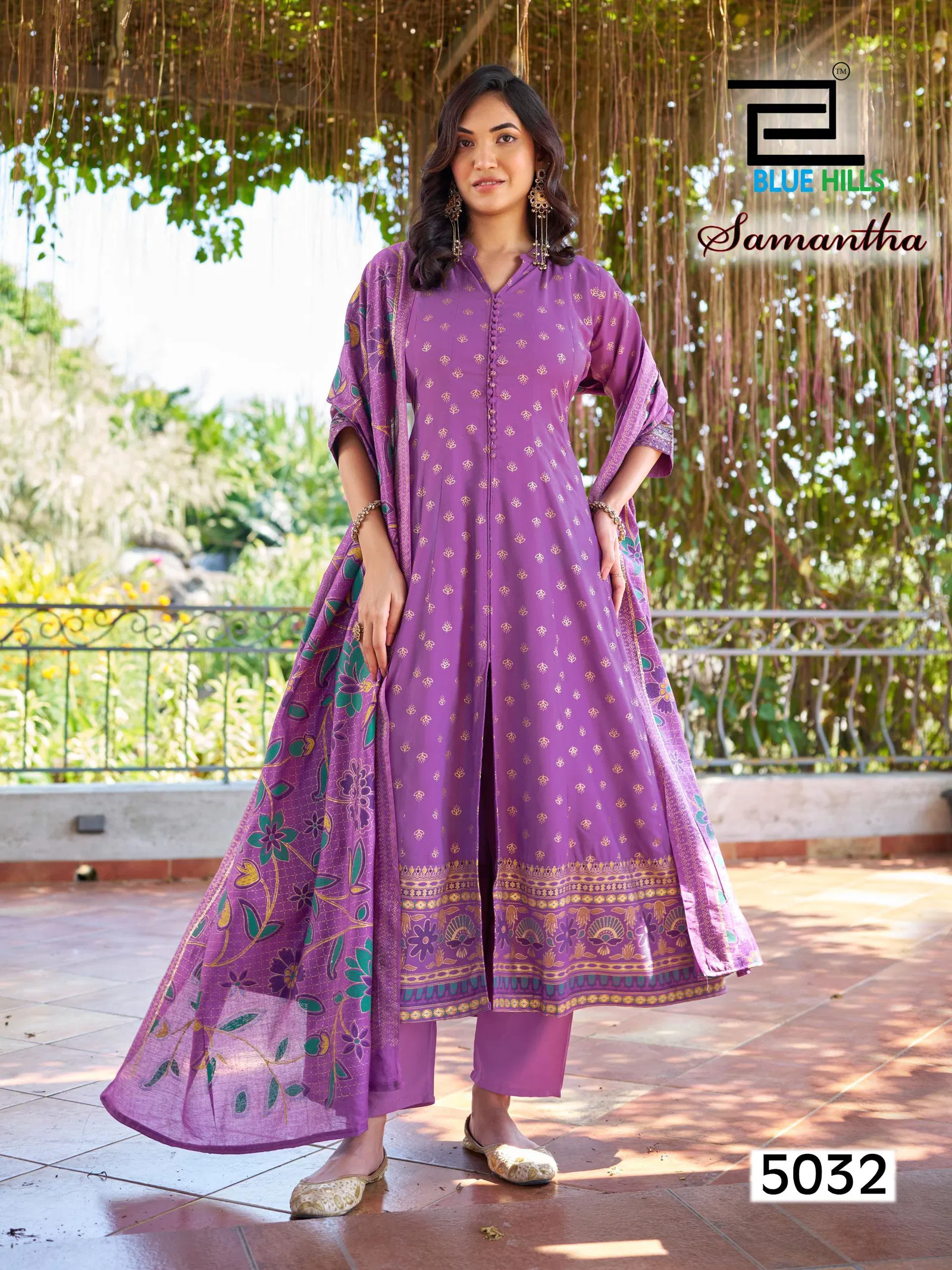 Buy Blue Hills Samantha Rayon With Work Top Bottom And Dupatta Collection Wholesale 2026
