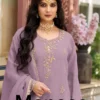 Your Choice Monoco Rose Gold With Beats Work Designer Salwar Kameez Wholesale