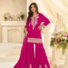 Latest Sayuri Bansuri Georgette With Embroidered Work Top Bottom And Dupatta Wholesale 2026