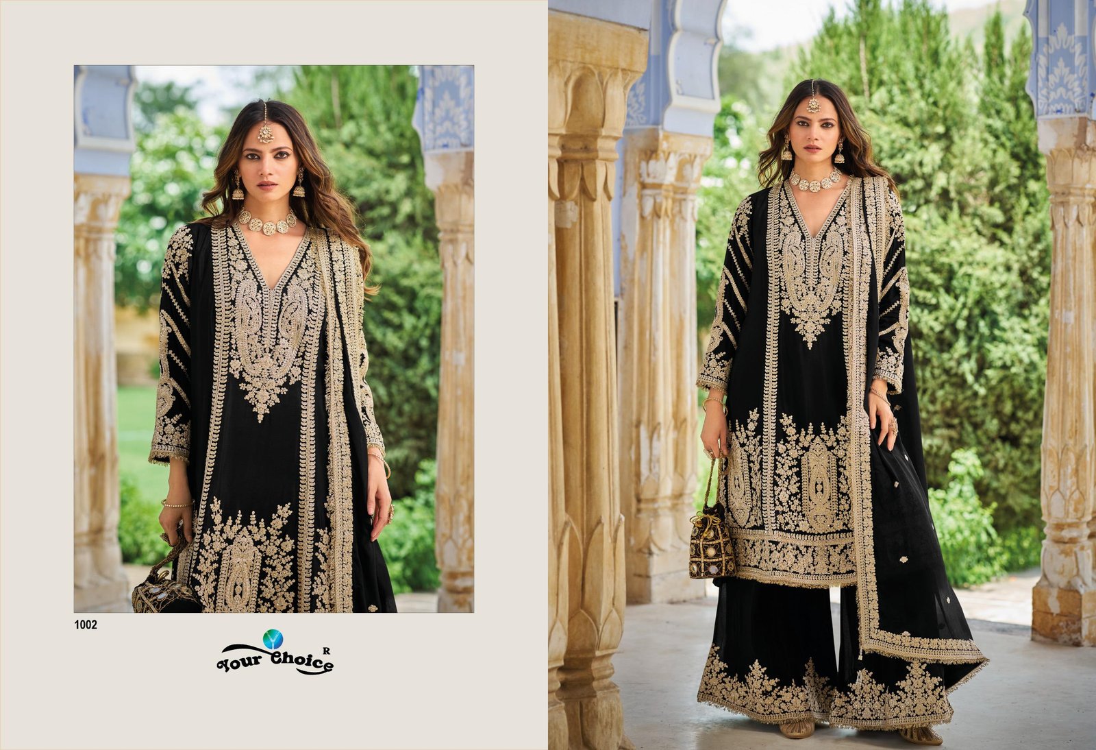 Buy Your Choice Flora Eid Edit Heavy Chinon Salwar Kameez Wholesale 2026