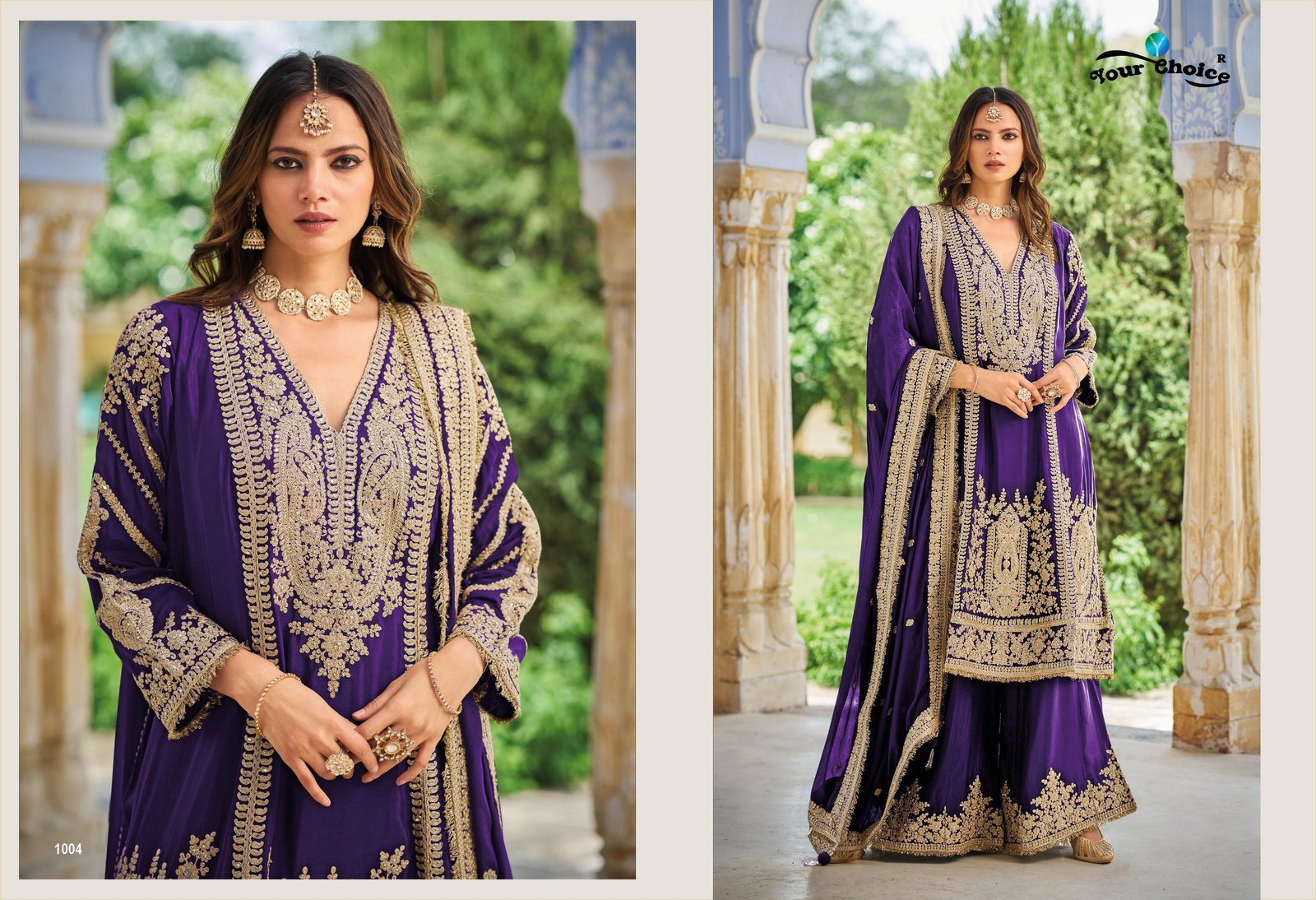 Buy Your Choice Flora Eid Edit Heavy Chinon Salwar Kameez Wholesale 2026