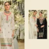 Beautiful Eba Madhubala Black And White Chinon Embroidery Top Bottom And Dupatta Wholesale 2026