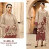 Beautiful Shree Mariya B Premium Embroidered 4102 Cotton Dupatta Pakistani Suits Wholesale 2026
