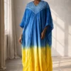 Stylish Naisha K 674 Modal Silk Bandhej Sibori Kaftan Collection Wholesale 2026