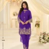 Beautiful Sayuri Beads Chinon Silk With Beads Work Top Bottom And Dupatta Collection Wholesale 2026