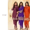 Beautiful Sayuri Beads Chinon Silk With Beads Work Top Bottom And Dupatta Collection Wholesale 2026