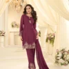 Beautiful Sayuri Beads Chinon Silk With Beads Work Top Bottom And Dupatta Collection Wholesale 2026
