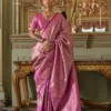 Kreshva Anupa Tissue Dharmavaram Silk Tradtional Wear Saree Collection Wholesale