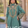 Your Choice Gucci Hiranya Silk With Work Designer Readymade Salwar Kameez Wholesale