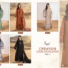 Launching Shree Crimson Luxury Lawn Collection Vol 1 Chiffon Dupatta Pakistani Suits Wholesale 2026
