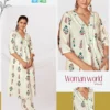 Stylish Blue Hills Woman World Vol 2 Rayon With Printed Top And Bottom Collection Wholesale 2026