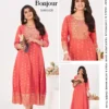 Stylish Blue Hills Bonjour Rayon Fancy Anarkali Kurti With Foil Print Wholesale 2026