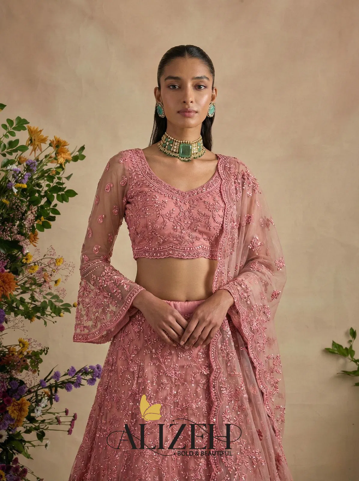 Alizeh 1082 Colours Butterfly Net Designer Lehenga Choli Collection Wholesale