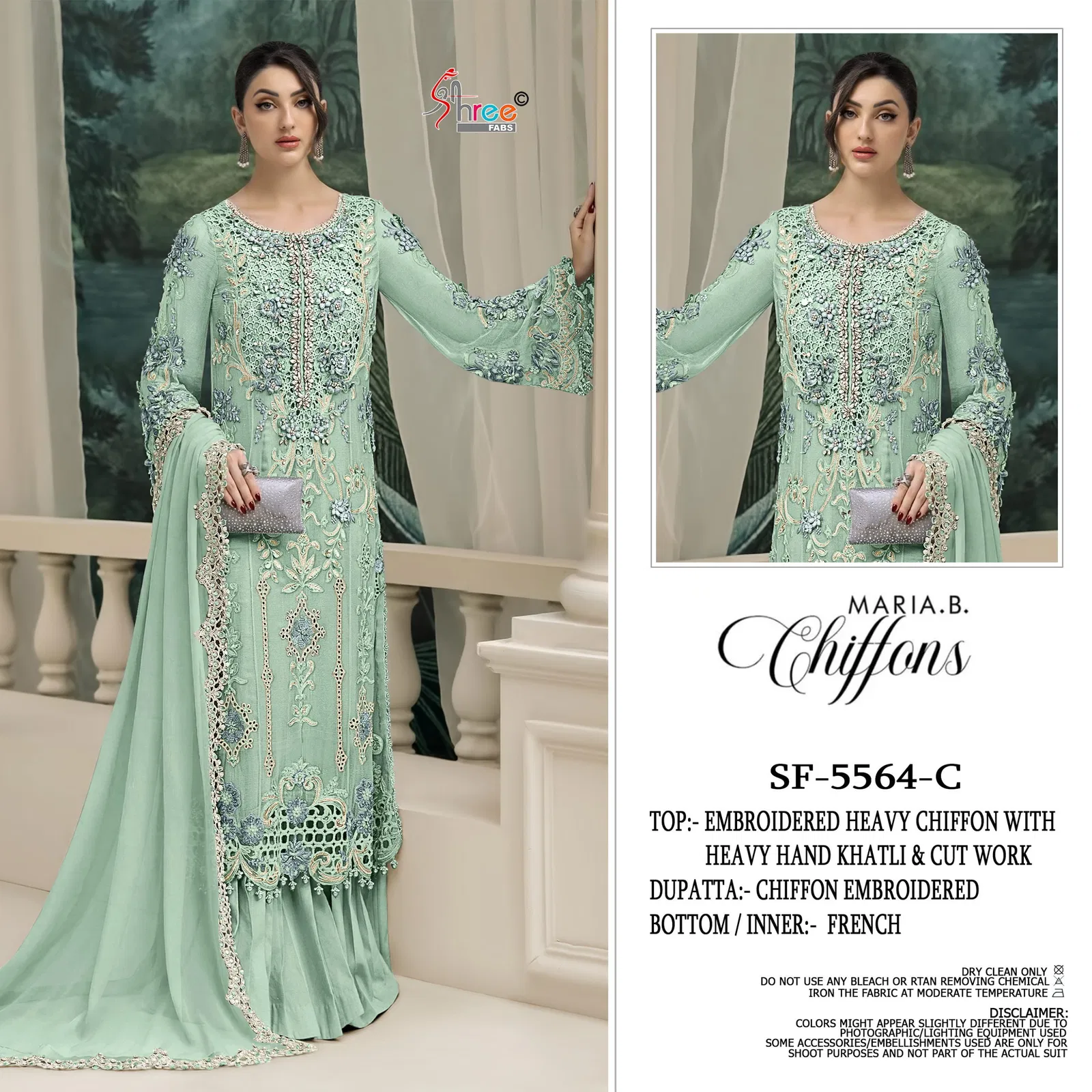 Buy Shree Sf 5564 A To D Chiffon Embroidered Work Paksitani Salwar Kameez Wholesale 2026