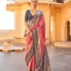 Beautiful Kreshva Mantra Patola With Sambalpuri Pallu With Aqua Saree Collection Wholesale 2026