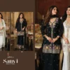 Stylish Eba Sanvi Black And White Chinon With Beats Work Top Plazzo And Dupatta Wholesale 2026
