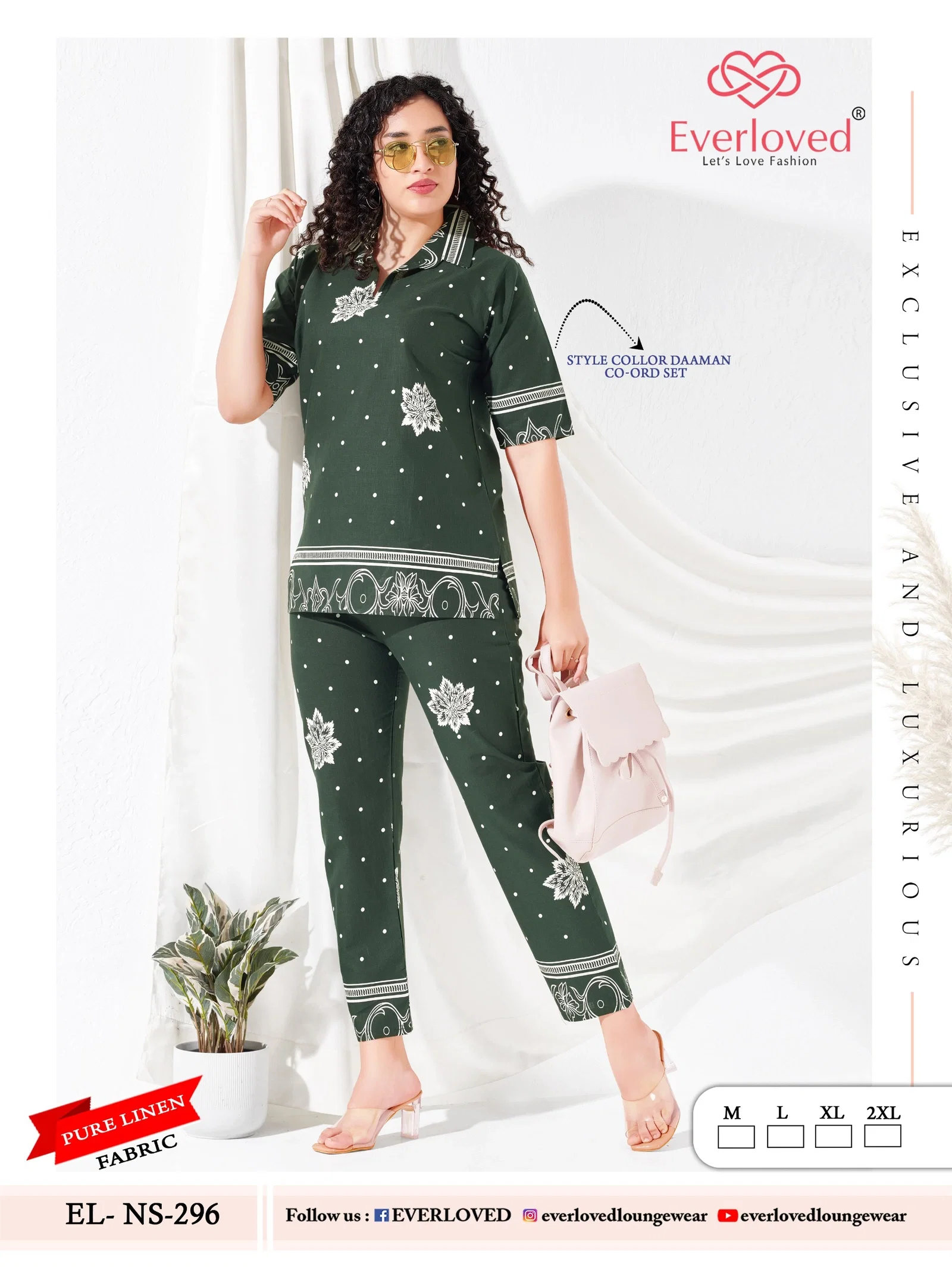 Stylish Dnp Everloved NS 296 Pure Linen Daaman co ord set Collection Wholesale 2026