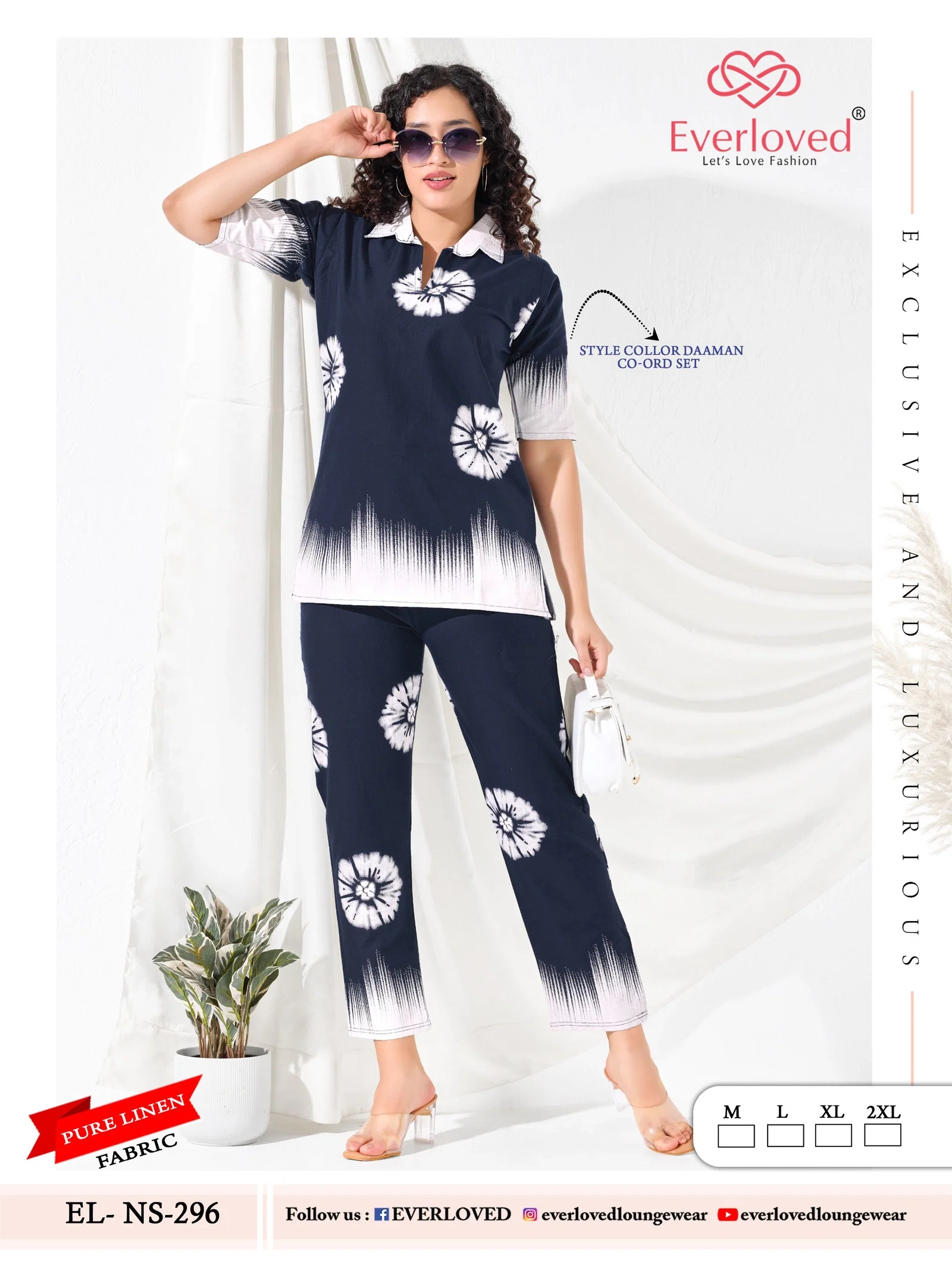 Stylish Dnp Everloved NS 296 Pure Linen Daaman co ord set Collection Wholesale 2026