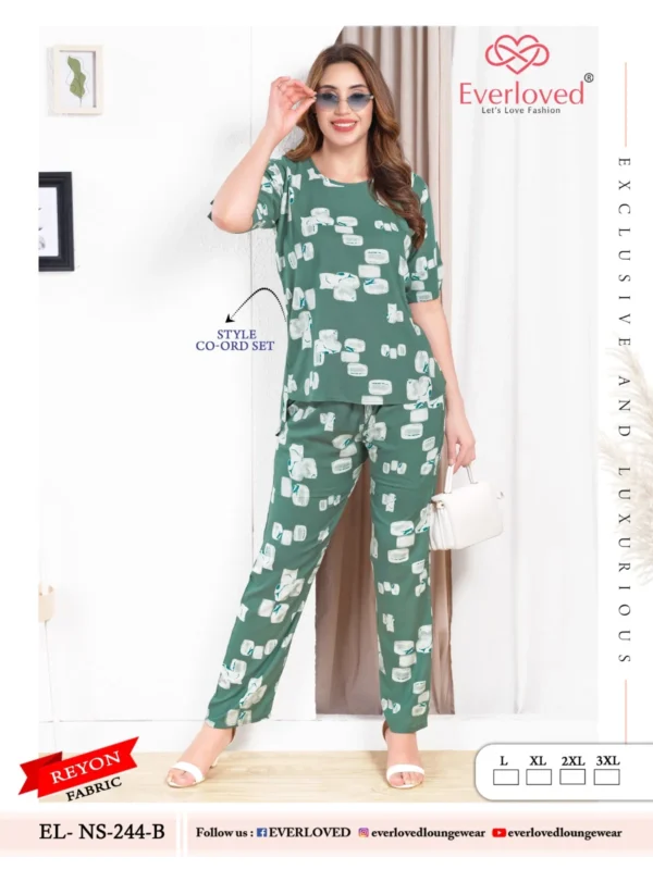 Beautiful Dnp Everloved NS 244 B Reyon co ord set Collection Wholesale 2026