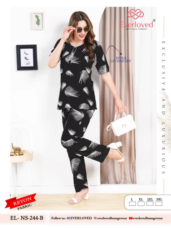 Beautiful Dnp Everloved NS 244 B Reyon co ord set Collection Wholesale 2026