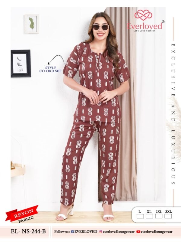 Beautiful Dnp Everloved NS 244 B Reyon co ord set Collection Wholesale 2026