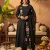Latest Dnp Aarti 1758 Chanderi Mul Handwork Anarkali Top With Bottom And Dupatta Collection Wholesale 2026