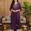 Buy Dnp Aarti 1715 Chanderi Mul Handwork Anarkali Top With Bottom And Dupatta Collection Wholesale 2026