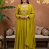 Beautiful Dnp Aarti 1756 Chanderi Mul Handwork Anarkali Top With Bottom And Dupatta Collection Wholesale 2026