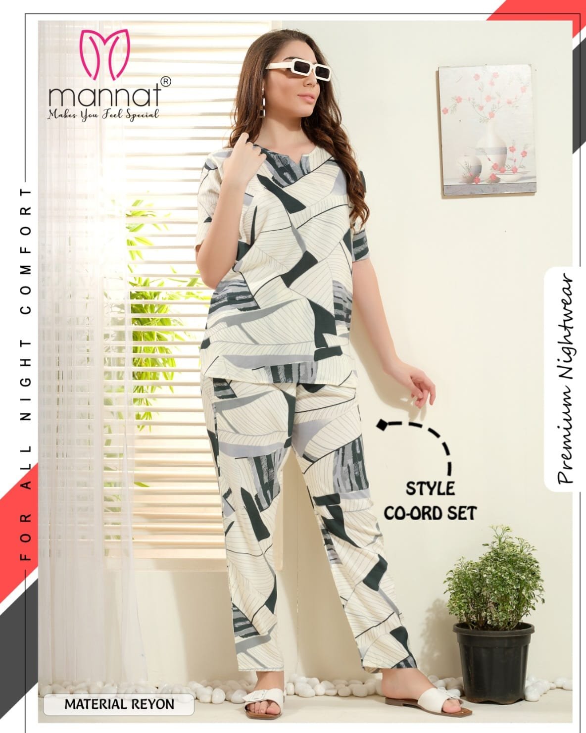Dnp Everloved NS 2096 Reyon co ord set Collection Wholesale