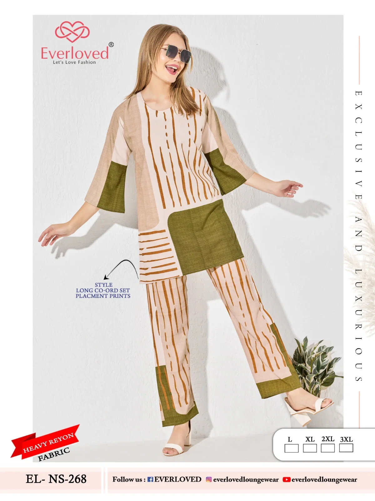 Dnp Everloved NS 268 Reyon co ord set Collection Wholesale